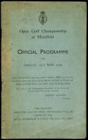 Official Programme for the Open Golf Championship at Muirfield