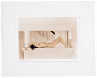 Nude on White Ledge