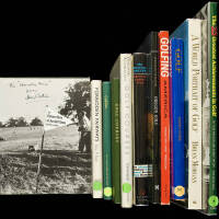 22 titles about golf - mostly modern books on the history of the game