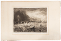 Two engraved prints by Frank Short