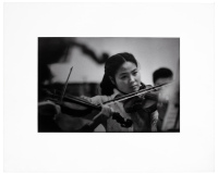 Hitachi LTD. - Violinist from the Hitachi Symphony - photograph from photo essay Japan: A Chapter of Image