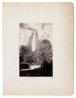 Bridal Veil Falls - Yosemite - 940 ft. [with] Yosemite Falls - July - 1886 - 1600 ft.