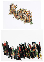 Two collages by Claude Pélieu