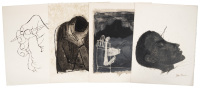 Four lithographs from Ben Shaun's Rilke Portfolio