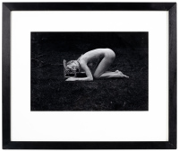 Untitled (Woman with Chair in Forest)