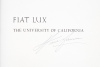 Fiat Lux: The University of California - 2