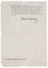 Printed circular issued by Juan Navarro regarding a reduction in duty for goods delivered to San Blas in Baja California - 2