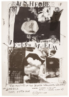 Robert Rauschenberg 1963 Jewish Museum exhibit poster