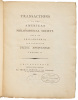 Transactions of the American Philosophical Society, Held at Philadelphia, for Promoting Useful Knowledge. Volume V. - 3