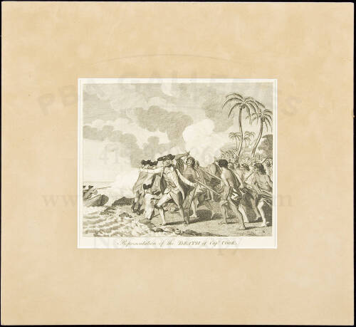 Representation of the Death of Capt. Cook