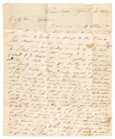 Letter from woman who had emigrated to the South about her loving care from an elderly Black nurse who showed her sisterly affection "like a white person"