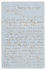 Letter to Mississippi plantation owner after the Union occupation of Natchez
