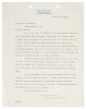 Letter about Governor of West Virginia offer to drop lawsuits about allegations of bestowing favors on Negro saloon and whorehouse proprietor