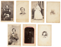 Small archive of CDVs of John Hanson McNeill, commander of the Confederate irregular unit know as the McNeill Rangers, and family members