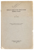 Mexican Labor in the United States Imperial Valley