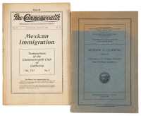 Two early California imprints about Mexican immigration and the Mexican population in California