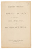 Bishop Hare's "Rehearsal of Facts" in the Case of Samuel D. Hinman, Presbyter with Mr. Hinman's Reply