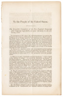 To the People of the United States: The Executive Committee of the New England Emigrant Aid Company Respectfully Ask Your Attention to the Following Facts...