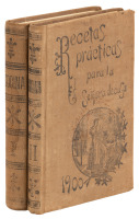Recetas prácticas para la señora de casa sobre cocina, repostería, pastelería, nevería, etc. Recopiladas por algunas socias de la Conferencia de la Santísima Trinidad para sostenimiento de su hospital
