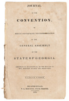 Journal of the Convention to Reduce and Equalize the Representation of the General Assembly of the State of Georgia, Assembled in Milledgeville, On the 6th Day of May, Eighteen Hundred and Thirty-Nine