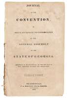 Journal of the Convention to Reduce and Equalize the Representation of the General Assembly of the State of Georgia, Assembled in Milledgeville, On the 6th Day of May, Eighteen Hundred and Thirty-Nine