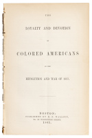 The Loyalty and Devotion of Colored Americans in the Revolution and War of 1812