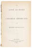 The Loyalty and Devotion of Colored Americans in the Revolution and War of 1812