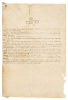 Printed decree of the provisional rebel government in Camag&uuml;ey, Cuba, announcing the abolition of slavery in Cuba