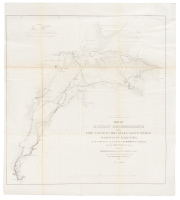 Map of Military Reconnaissance from Fort Taylor to the Coeur d'Alene Mission, Washington Territory