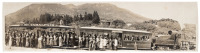 Original panoramic photograph of the Mt. Tamalpais & Muir Woods passenger train