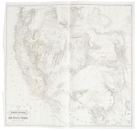 Map Showing Country Explored by John Charles Frémont. From 1841 to 1854 Inclusive. Drawn and Engraved Expressly for Frémont's Memoirs