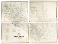 Official Map of Santa Clara County, California. Compiled from official records, surveys, records and the tax-list of 1929