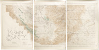 Map of Kern County, California. Compiled from Official Data
