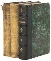 Histoire G&eacute;n&eacute;rale des Voyages par Dumont D'Urville D'Orbigny, Eyri&egrave;s et A. Jacobs Tome I-III