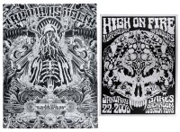Two rock posters signed by Alan Forbes
