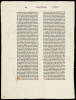 Single leaf from the 1462 Bible printed by Johann Fust & Peter Schoeffer - 2