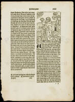 Printed Leaf from The Lives of the Fathers, 1495