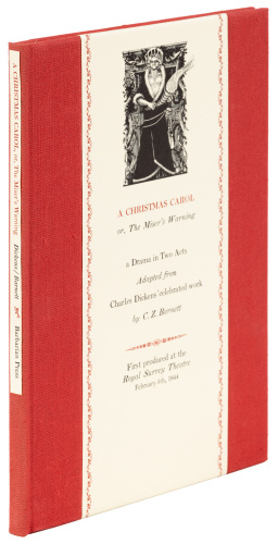 A Christmas Carol or, The Miser's Warning. A Drama in 2 Acts adapted from Charles Dickens' story