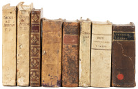Eight duodecimo volumes of classical texts