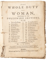The Whole Duty of Woman... by a Lady