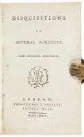 Disquisitions on Several Subjects
