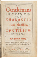 The Gentlemans Companion: Or, A Character of True Nobility, and Gentility: In the Way of an Essay. By a Person of Quality