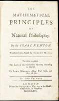 The mathematical principles of natural philosophy. By Sir Isaac Newton. Translated into English by Andrew Motte. To which are added, The laws of the moon&rsquo;s motion, according to gravity. By John Machin...