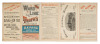 Ward Line to the Tropics. Time Tables. Havana, Nassau, N.P., Santiago de Cuba & Cienfuegos - 4
