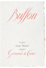 Buffon [28 textes choisis] - 4