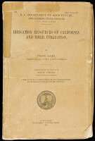 Irrigation Resources of California and Their Utilization