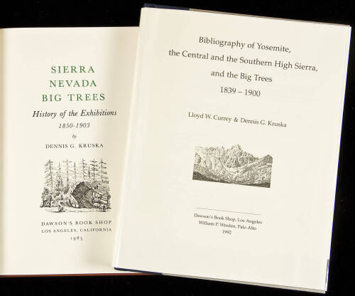 Bibliography of Yosemite, the Central and Southern High Sierra, and the Big Trees, 1839-1900