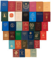 Thirty-seven miniature books from Achille St. Onge