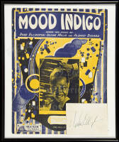 Signed card and vintage sheet music