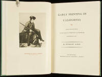 Early Printing in California: From Its Beginning in the Mexican Territory to Statehood, September 9, 1850